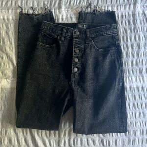 Abercrombie & Fitch ultra high rise straight jean | SZ 26